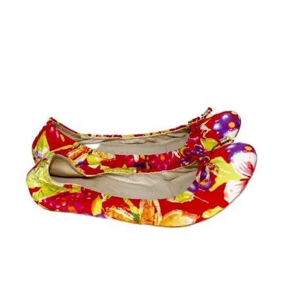 Ivanka Trump 'Magnolia' Floral Ballet Flats, Size 8