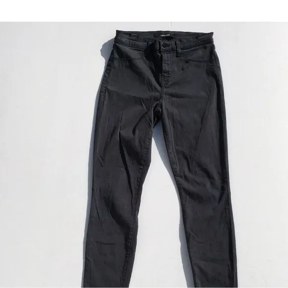 J Brand Maria High Rise Skinny Jeans in Chrome