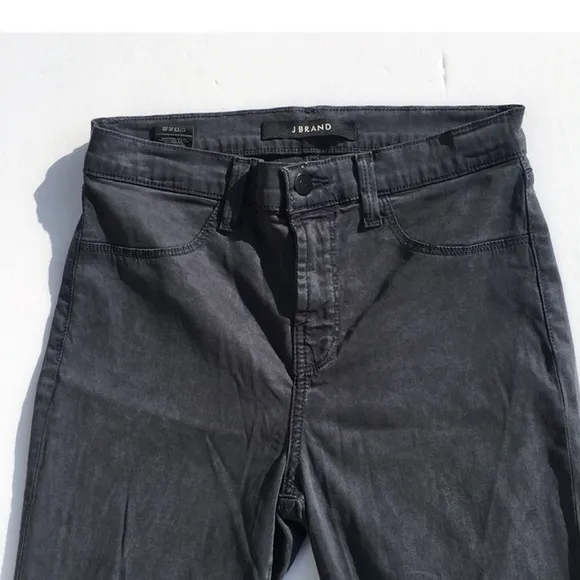 J Brand Maria High Rise Skinny Jeans in Chrome