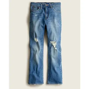 J. Crew 9&quot; demi-boot crop jean in Christy wash // 28