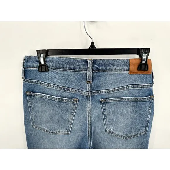 J. Crew 9&quot; demi-boot crop jean in Christy wash // 28