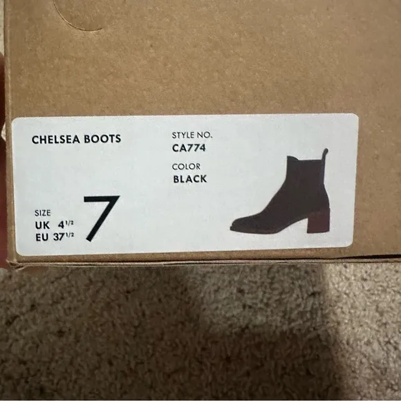 J crew black Chelsea boots