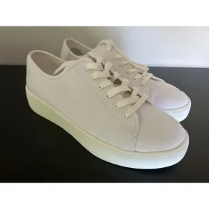 J Crew BN868 Platform sneakers with stripe