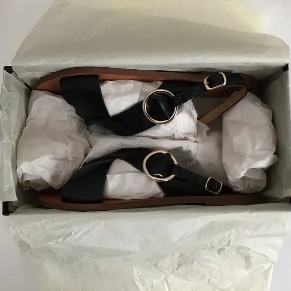 J. Crew Cross-Strap Slingback Sandals New In Box