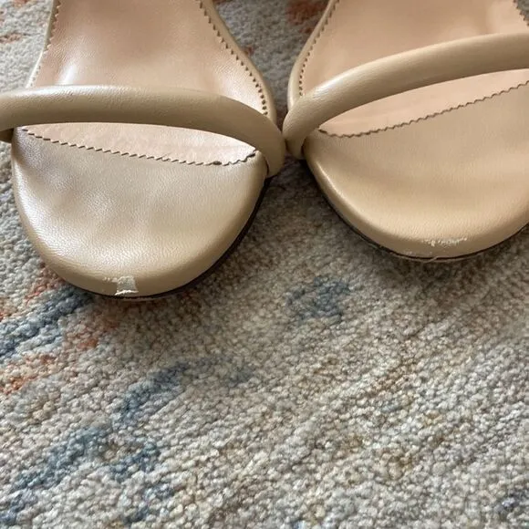 J. Crew Lucie slingback block-heel sandals in leather*