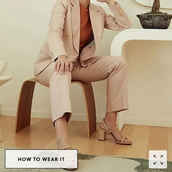 J. Crew Lucie slingback block-heel sandals in leather*