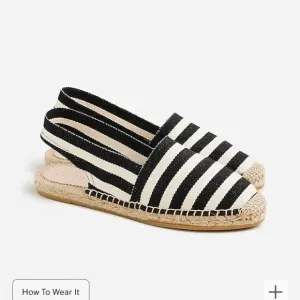 J Crew Made-in-Spain slingback espadrille sandalsBT391