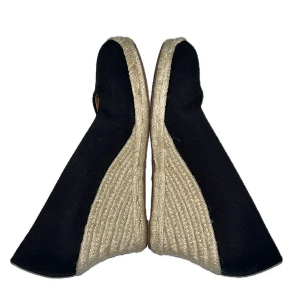 J. Crew Women’s Seville Canvas Espadrille, Black