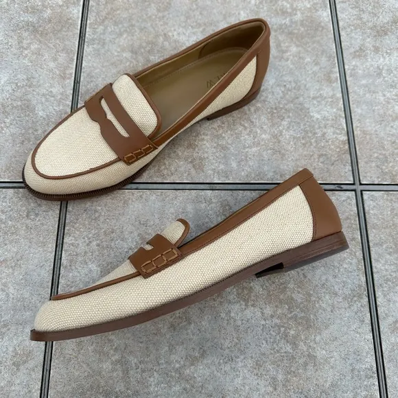 J . Crew Woven loafers