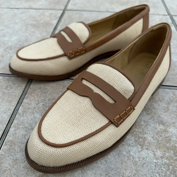 J . Crew Woven loafers