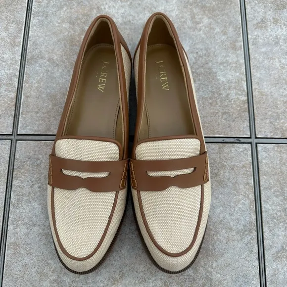 J . Crew Woven loafers