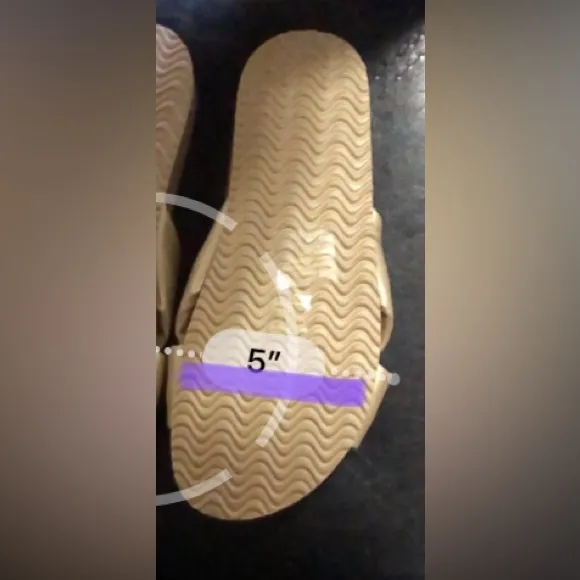 J. Crew's Factory Golden Cross-Strap Sandals Sz 9