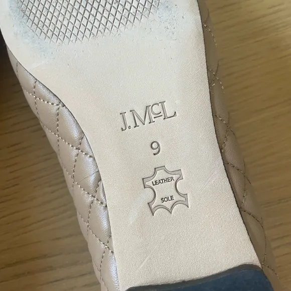 J. McLaughlin QUILTED LEATHER FLATS