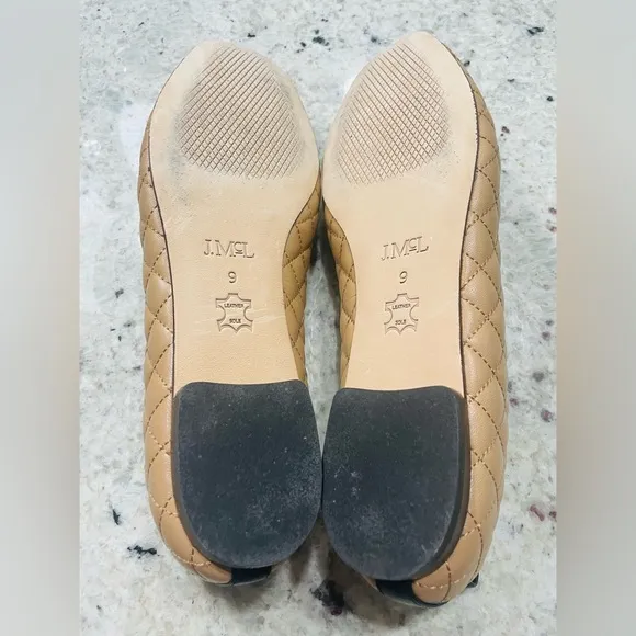J. McLaughlin QUILTED LEATHER FLATS