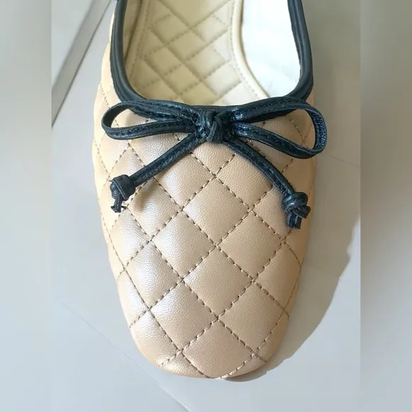 J. McLaughlin QUILTED LEATHER FLATS