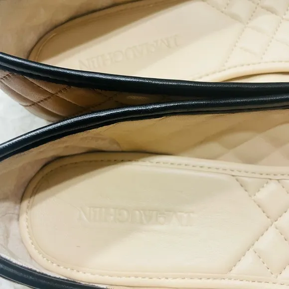 J. McLaughlin QUILTED LEATHER FLATS