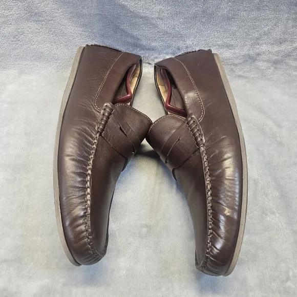 Jack Erwin Decker Penny Driving Loafers Mens Brown Size 14‎ Classic Casual Shoes