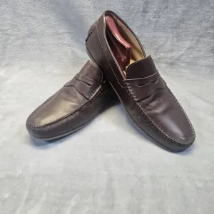 Jack Erwin Decker Penny Driving Loafers Mens Brown Size 14‎ Classic Casual Shoes