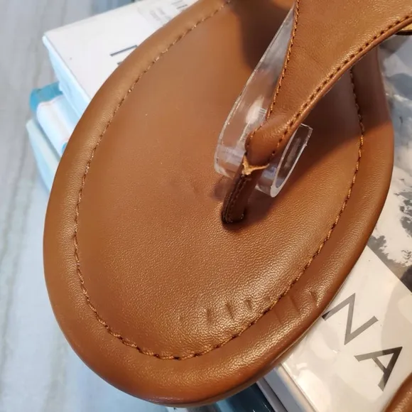 JACK ROGERS Gracie Bow Sandal Brown NWOB