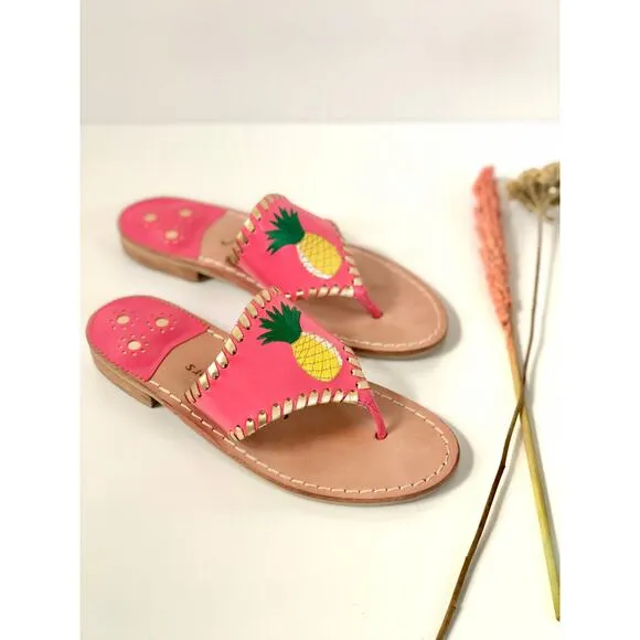 Jack Roger's Pink Pineapple Sandals
