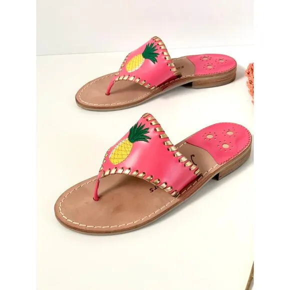 Jack Roger's Pink Pineapple Sandals