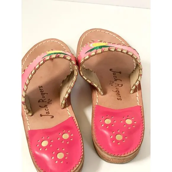 Jack Roger's Pink Pineapple Sandals