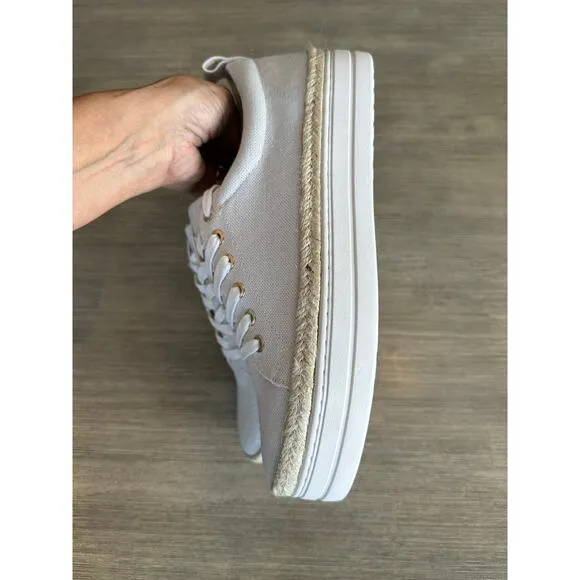 Jack Rogers Women's Platform canvas Sneakers Mia size 8 brand new MSRP: $118