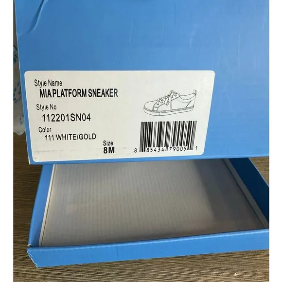 Jack Rogers Women's Platform canvas Sneakers Mia size 8 brand new MSRP: $118