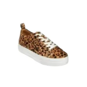 Jack Rogers Women's Hair-Calf Platform Sneakers Leopard 8M NWT