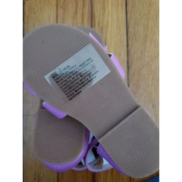 Janie &amp; Jack Summer Garden Lilac Purple Sandals