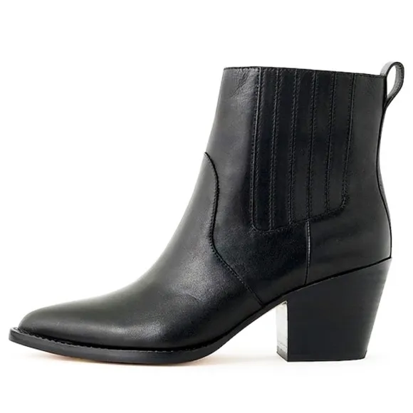 🆕{J.CREW} Chelsea Western Leather Boots