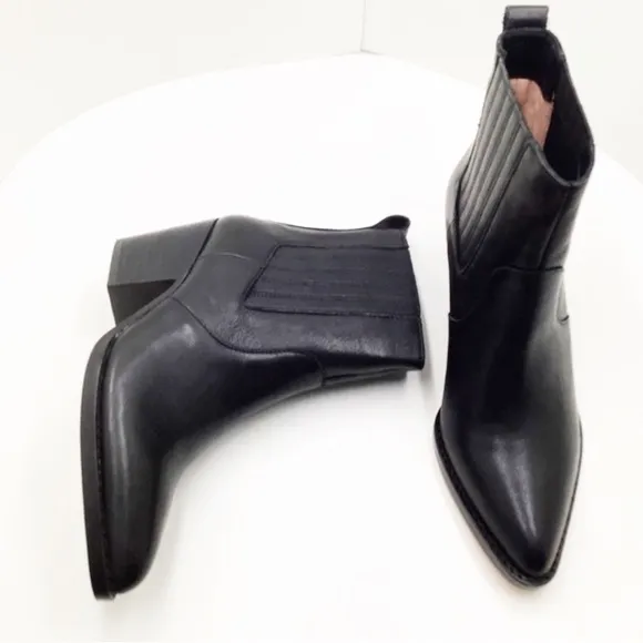 🆕{J.CREW} Chelsea Western Leather Boots