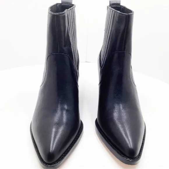 🆕{J.CREW} Chelsea Western Leather Boots