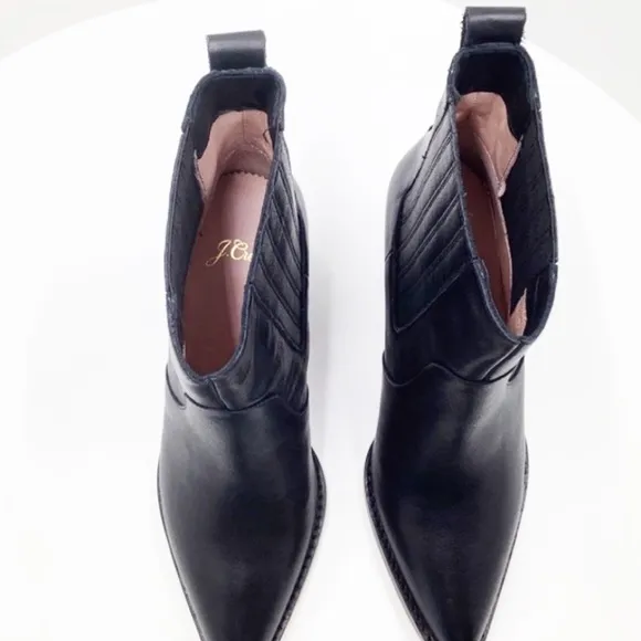 🆕{J.CREW} Chelsea Western Leather Boots