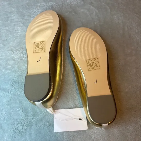 J.Crew Girls’ Strappy Ballet Flats NWT K11 Golden Honey Mary Jane