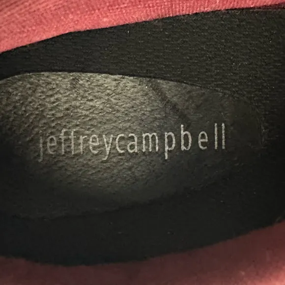 Jeffrey Cambell Synergy Velvet Platform Sneakers