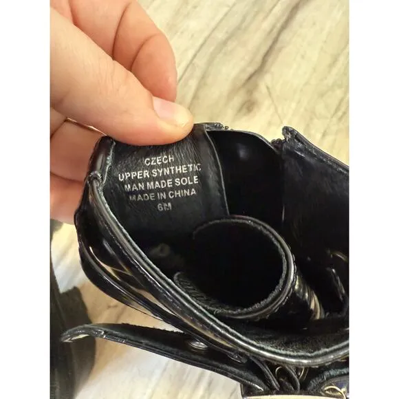 Jeffrey Campbell Czech black combat Boots