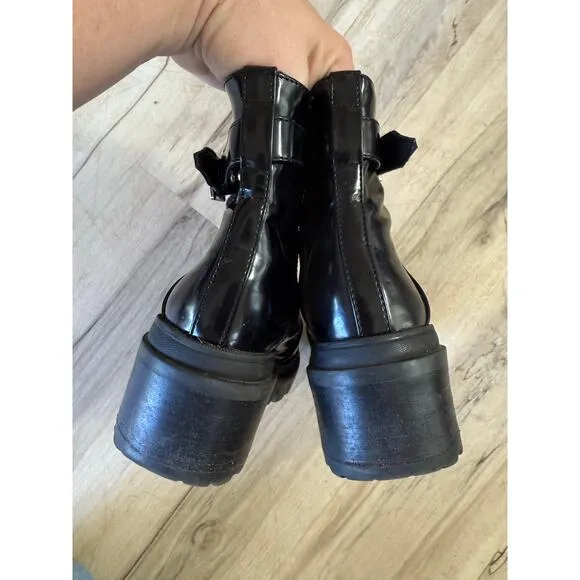 Jeffrey Campbell Czech black combat Boots