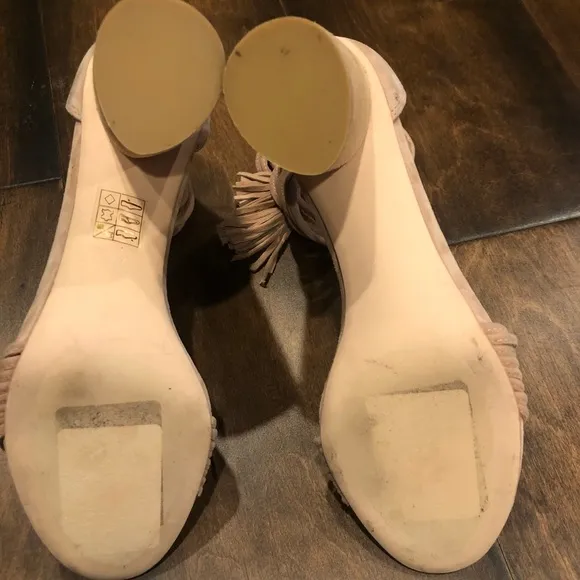 Jeffrey Campbell Tan Pallas Rope Heels Ankle Strap  Sandals NEW