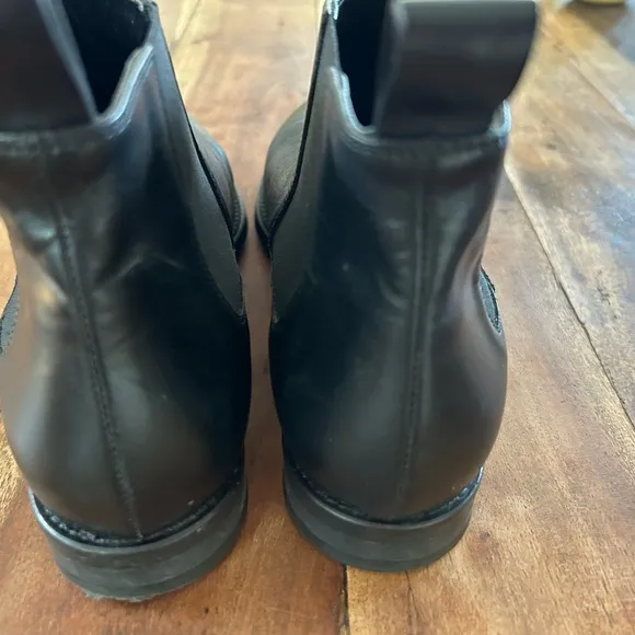 Jenni Kayne Black Chelsea ankle Boots 38/8 US