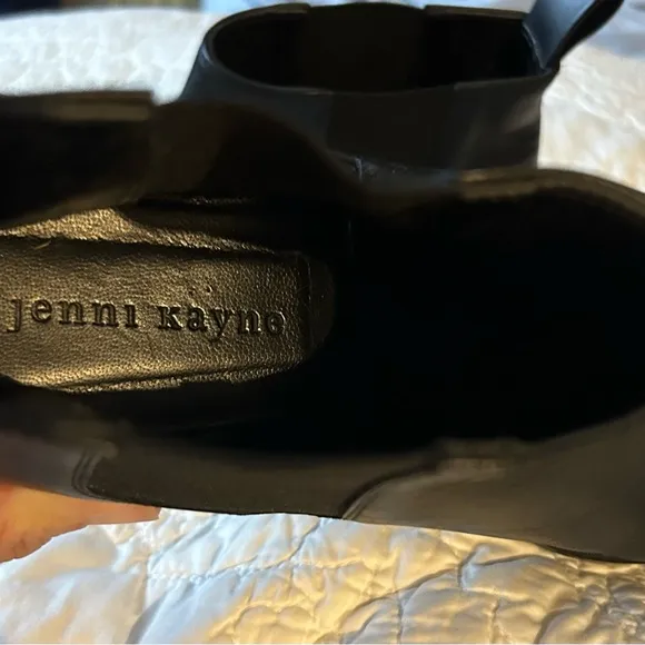 Jenni Kayne Black Chelsea ankle Boots 38/8 US