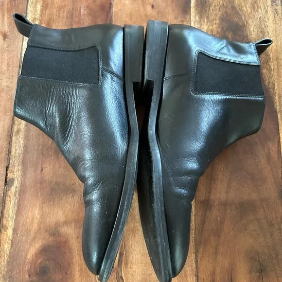 Jenni Kayne Black Chelsea ankle Boots 38/8 US