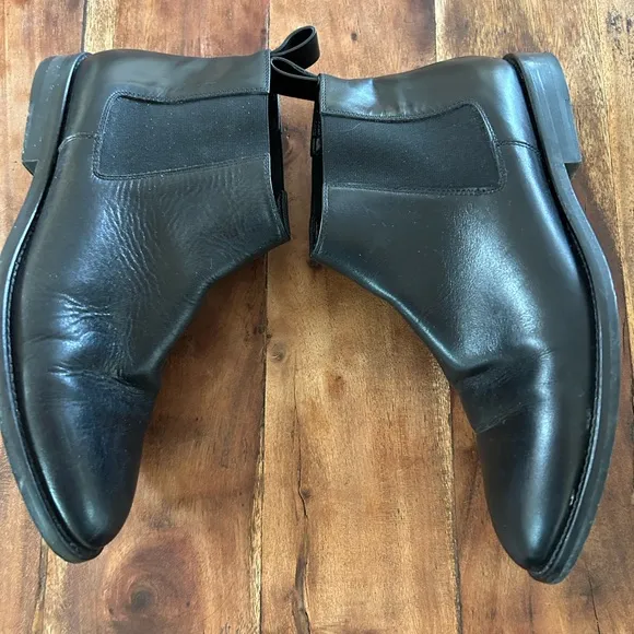 Jenni Kayne Black Chelsea ankle Boots 38/8 US