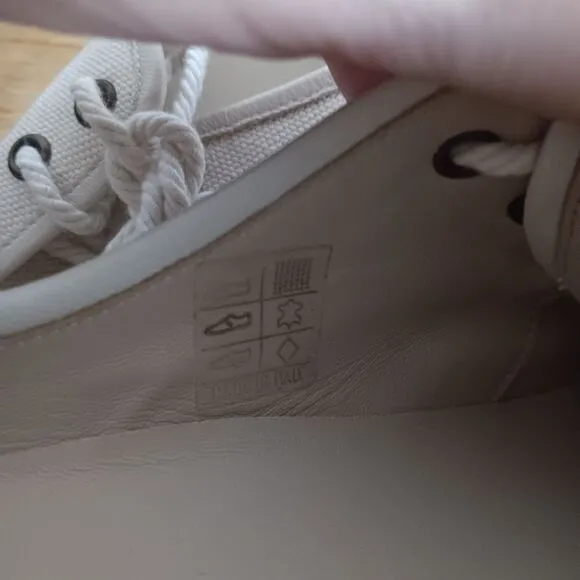 Jenni Kayne Canvas Marina Espadrilles Sneakers in Ivory Size 40