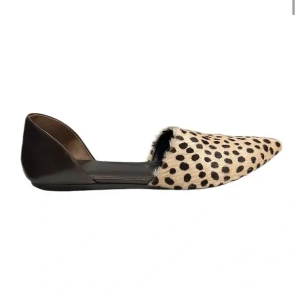 Jenni Kayne D’Orsay Pony Hair Flats Size 40
