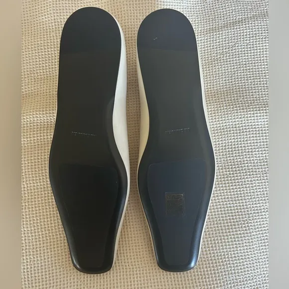 Jil Sander Ballerina Tripon Chalk Flats, Size EU37/US7, NWT