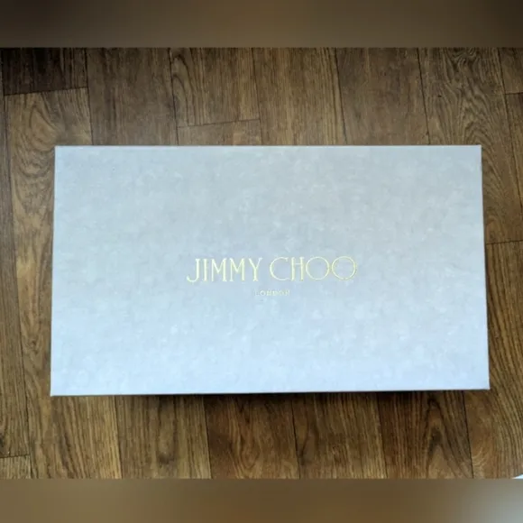Jimmy Choo Mirele Croc Embossed Leather Flats Black EU 41