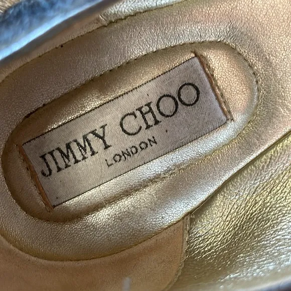 Jimmy Choo Whirl Leopard Print Ponyhair Cap Toe Ballet Flats