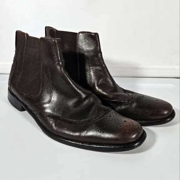 John Varvatos Chelsea Boots Size 8