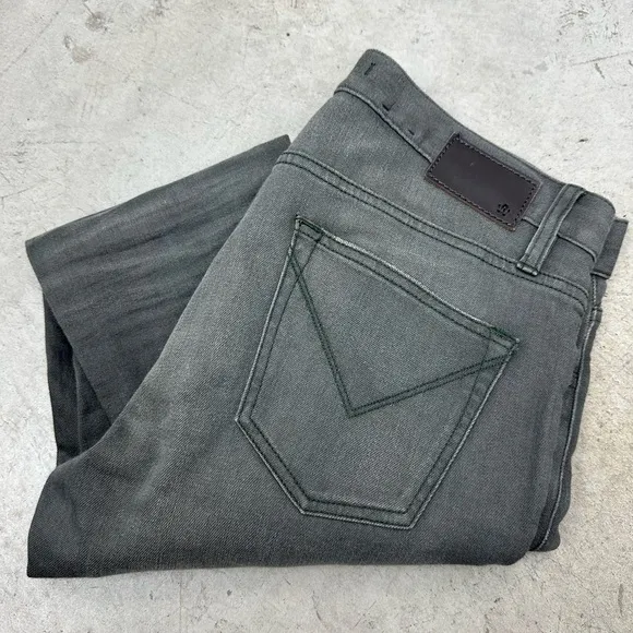 John Varvatos skinny dark sage jeans